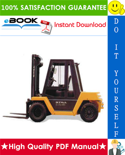 Thumbnail ☆☆ Best ☆☆ Still R70-60, R70-70, R70-80 Series DFG R7087, R7088, R7089 Diesel Fork Truck Service Repair Manual