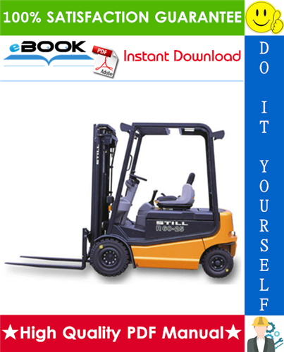 Thumbnail ☆☆ Best ☆☆ Still R60-20, R60-22, R60-25, R60-30, R60-35, R60-40, R60-45, R60-50 Electric Fork Truck Service Repair Manual
