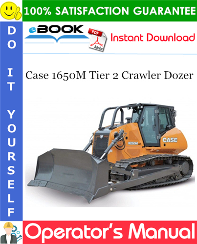 Thumbnail ☆☆ Best ☆☆ Case 1650M Tier 2 Crawler Dozer Operators Manual