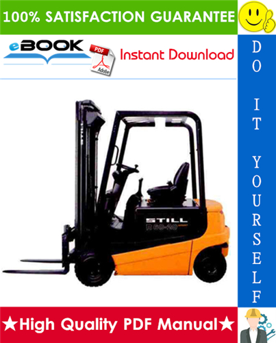 Thumbnail ☆☆ Best ☆☆ Still R60-16, R60-18, R60-20 Electric Fork Truck Service Repair Manual