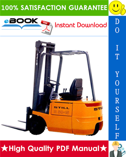 Thumbnail ☆☆ Best ☆☆ Still R50-10, R50-12, R50-15 Electronic Forklift Trucks Service Repair Manual