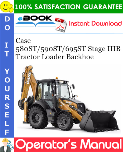 Thumbnail ☆☆ Best ☆☆ Case 580ST / 590ST / 695ST Stage IIIB Tractor Loader Backhoe Operators Manual