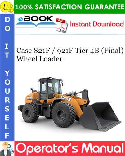 Thumbnail ☆☆ Best ☆☆ Case 821F / 921F Tier 4B (Final) Wheel Loader Operators Manual