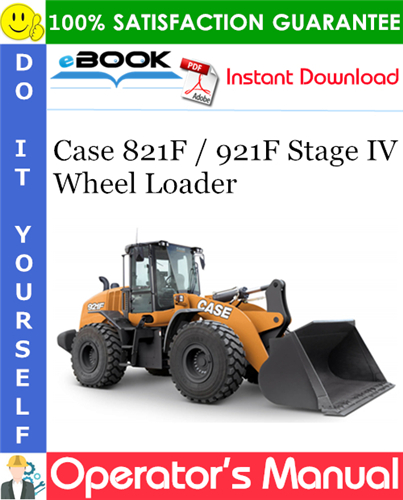 Thumbnail ☆☆ Best ☆☆ Case 821F / 921F Stage IV Wheel Loader Operators Manual