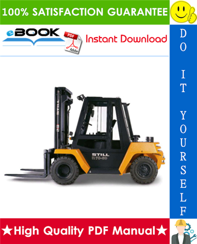 Thumbnail ☆☆ Best ☆☆ Still R70-60, R70-70, R70-80 Diesel Forklift Truck Service Repair Manual
