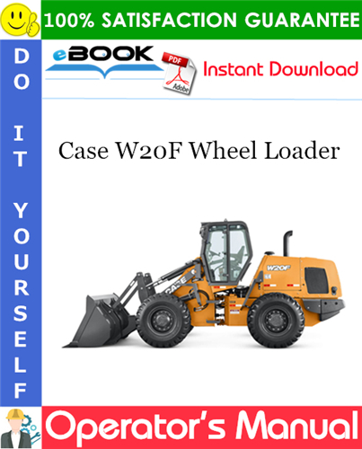 Thumbnail ☆☆ Best ☆☆ Case W20F Wheel Loader Operators Manual