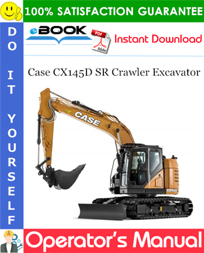 Thumbnail ☆☆ Best ☆☆ Case CX145D SR Crawler Excavator Operators Manual