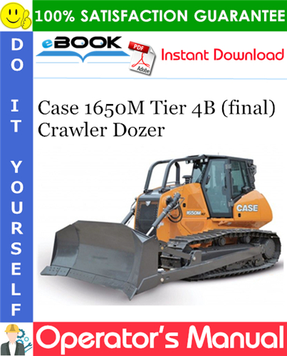 Thumbnail ☆☆ Best ☆☆ Case 1650M Tier 4B (final) Crawler Dozer Operators Manual