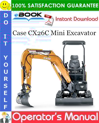 Thumbnail ☆☆ Best ☆☆ Case CX26C Mini Excavator Operators Manual