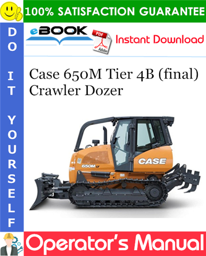 Thumbnail ☆☆ Best ☆☆ Case 650M Tier 4B (final) Crawler Dozer Operators Manual