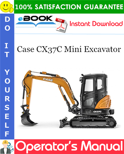 Thumbnail ☆☆ Best ☆☆ Case CX37C Mini Excavator Operators Manual