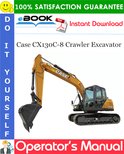 Thumbnail ☆☆ Best ☆☆ Case CX130C-8 Crawler Excavator Operators Manual