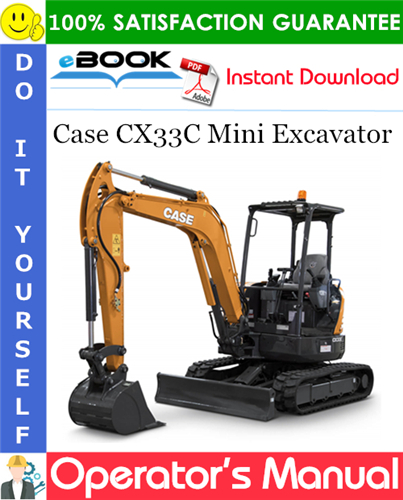 Thumbnail ☆☆ Best ☆☆ Case CX33C Mini Excavator Operators Manual