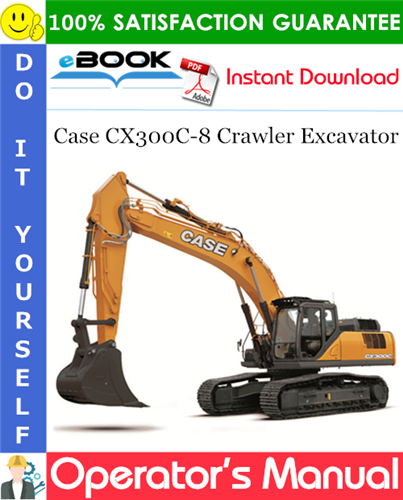 Thumbnail ☆☆ Best ☆☆ Case CX300C-8 Crawler Excavator Operators Manual