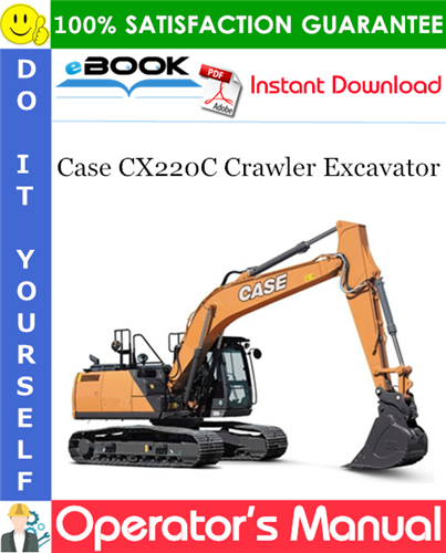 Thumbnail ☆☆ Best ☆☆ Case CX220C Crawler Excavator Operators Manual