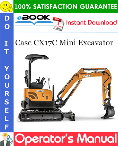 Thumbnail ☆☆ Best ☆☆ Case CX17C Mini Excavator Operators Manual