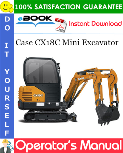 Thumbnail ☆☆ Best ☆☆ Case CX18C Mini Excavator Operators Manual