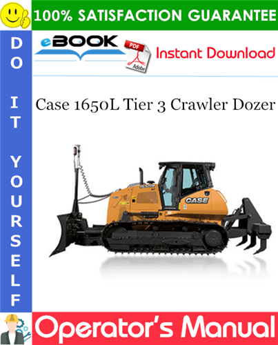 Thumbnail ☆☆ Best ☆☆ Case 1650L Tier 3 Crawler Dozer Operators Manual