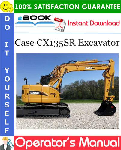 Thumbnail ☆☆ Best ☆☆ Case CX135SR Excavator Operators Manual