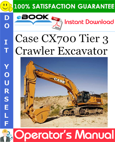 Thumbnail ☆☆ Best ☆☆ Case CX700 Tier 3 Crawler Excavator Operators Manual Thumbnail ☆☆ Best ☆☆ Case CX700 Tier 3 Crawler Excavator Operators Manual