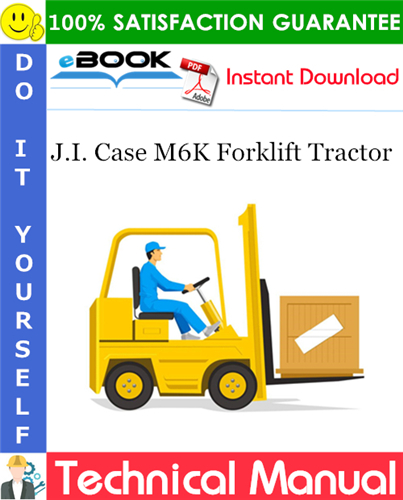 Thumbnail ☆☆ Best ☆☆ J.I. Case M6K Forklift Tractor Operation, Maintenance and Overhaul Instructions With Illustrated Parts List