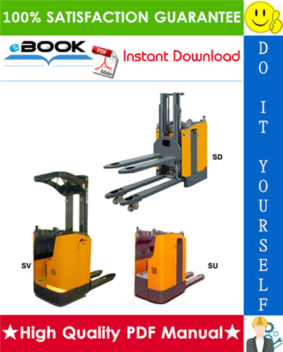Thumbnail ☆☆ Best ☆☆ Still SU, SD, SV Stand-on low lift truck Service Repair Manual