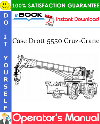 Thumbnail ☆☆ Best ☆☆ Case Drott 5550 Cruz-Crane Operators Manual