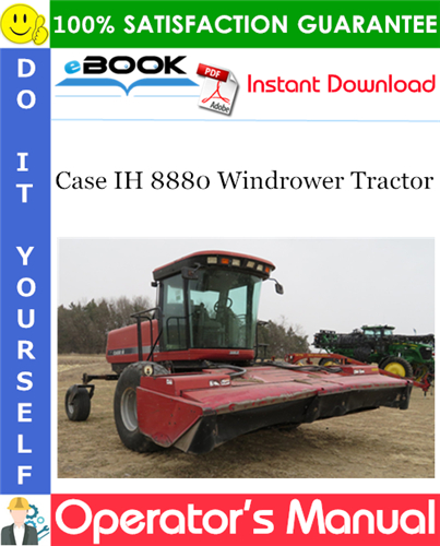 Thumbnail ☆☆ Best ☆☆ Case IH 8880 Windrower Tractor Operators Manual