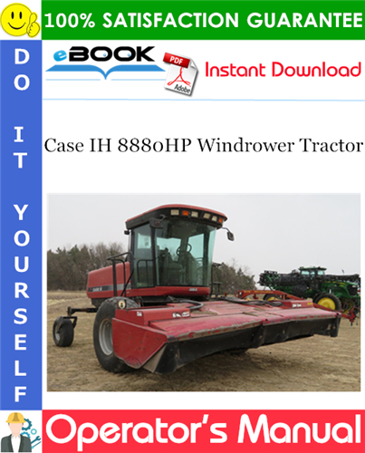 Thumbnail ☆☆ Best ☆☆ Case IH 8880HP Windrower Tractor Operators Manual