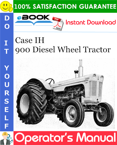 Thumbnail ☆☆ Best ☆☆ Case IH 900 Diesel Wheel Tractor Operators Manual