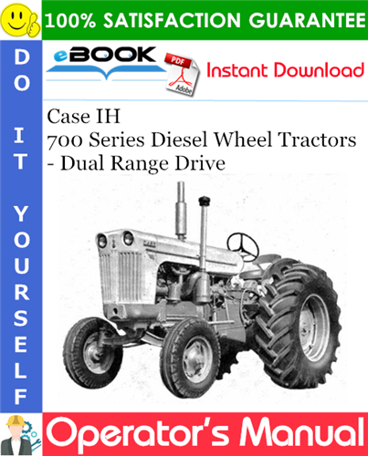 Thumbnail ☆☆ Best ☆☆ Case IH 700 Series Diesel Wheel Tractors - Dual Range Drive Operators Manual Thumbnail ☆☆ Best ☆☆ Case IH 700 Series Diesel Wheel Tractors - Dual Range Drive Operators Manual