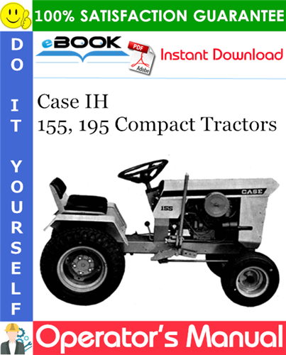 Thumbnail ☆☆ Best ☆☆ Case IH 155, 195 Compact Tractors Operators Manual
