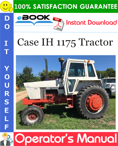 Thumbnail ☆☆ Best ☆☆ Case IH 1175 Tractor Operators Manual