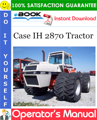 Thumbnail ☆☆ Best ☆☆ Case IH 2870 Tractor Operators Manual