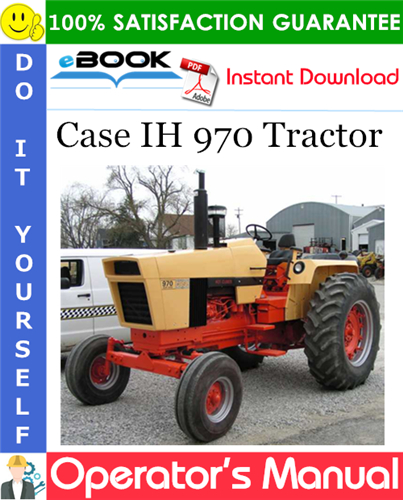 Thumbnail ☆☆ Best ☆☆ Case IH 970 Tractor Operators Manual (S/N 8693001 & Above)