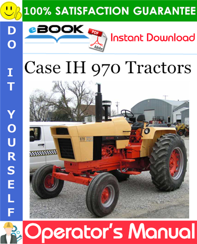Thumbnail ☆☆ Best ☆☆ Case IH 970 Tractors Operators Manual (SN 8712001 & After)