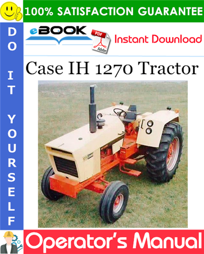 Thumbnail ☆☆ Best ☆☆ Case IH 1270 Tractor Operators Manual