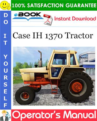 Thumbnail ☆☆ Best ☆☆ Case IH 1370 Tractor Operators Manual (Starting with SN 8727601)