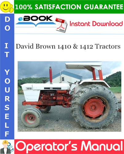 Thumbnail ☆☆ Best ☆☆ David Brown 1410 & 1412 Tractors Operators Manual