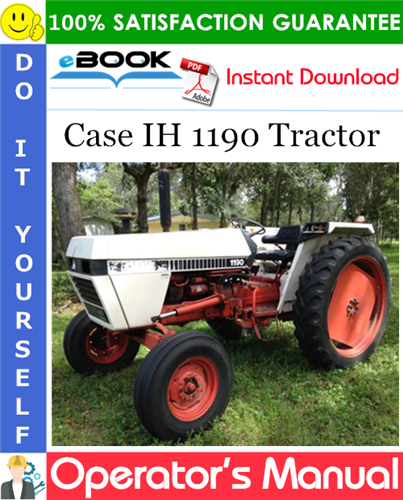 Thumbnail ☆☆ Best ☆☆ Case IH 1190 Tractor Operators Manual