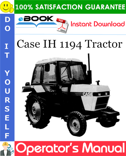 Thumbnail ☆☆ Best ☆☆ Case IH 1194 Tractor Operators Manual