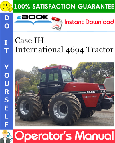 Thumbnail ☆☆ Best ☆☆ Case IH International 4694 Tractor Operators Manual