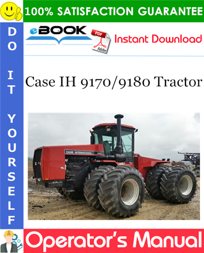 Thumbnail ☆☆ Best ☆☆ Case IH 9170/9180 Tractor Operators Manual