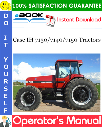 Thumbnail ☆☆ Best ☆☆ Case IH 7130/7140/7150 Tractors Operators Manual