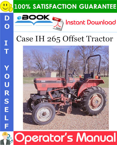 Thumbnail ☆☆ Best ☆☆ Case IH 265 Offset Tractor Operators Manual
