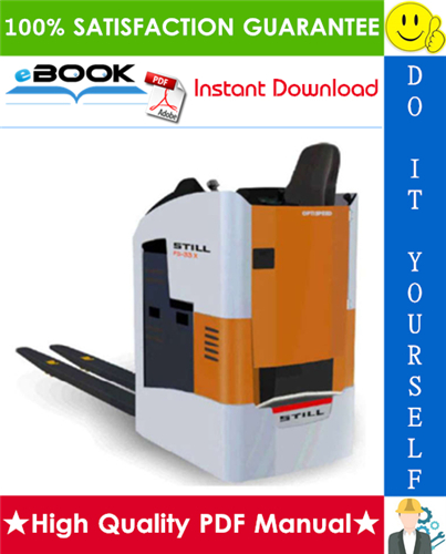 Thumbnail ☆☆ Best ☆☆ Still FS-X-33 Sit-on Pallet Truck Service Repair Manual