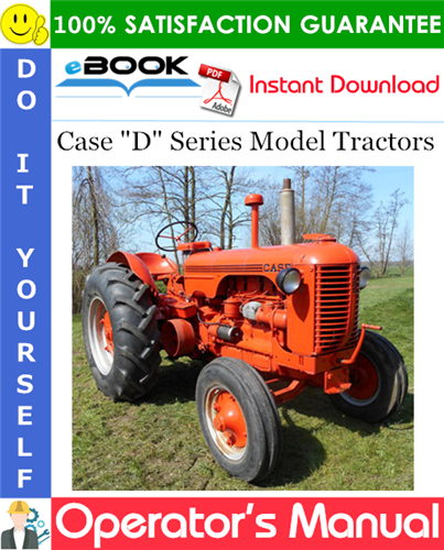 Thumbnail ☆☆ Best ☆☆ Case D Series Model Tractors Operators Manual