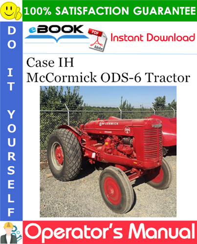 Thumbnail ☆☆ Best ☆☆ Case IH McCormick ODS-6 Tractor Operators Manual Thumbnail ☆☆ Best ☆☆ Case IH McCormick ODS-6 Tractor Operators Manual