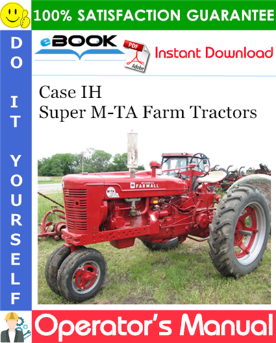 Thumbnail ☆☆ Best ☆☆ Case IH Super M-TA Farm Tractors Operators Manual Thumbnail ☆☆ Best ☆☆ Case IH Super M-TA Farm Tractors Operators Manual