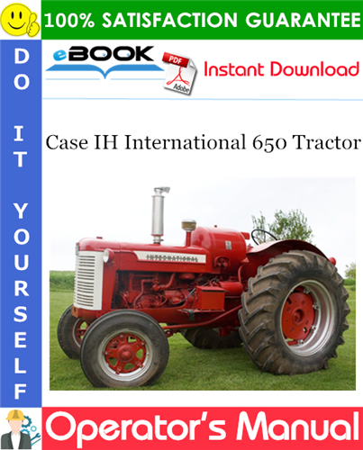 Thumbnail ☆☆ Best ☆☆ Case IH International 650 Tractor Operators Manual